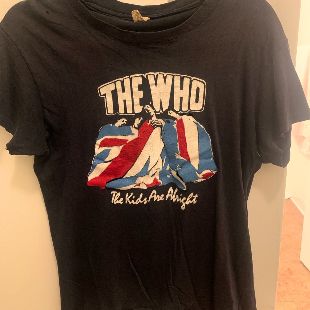 THE WHO true vintage band tee. One of a kind. Med